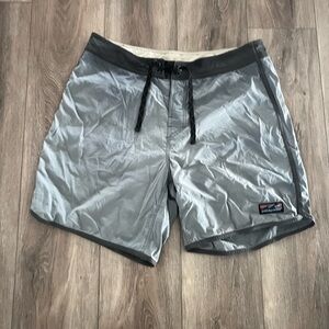 Patagonia Men's Charcoal/Light Grey Swim Board Shorts